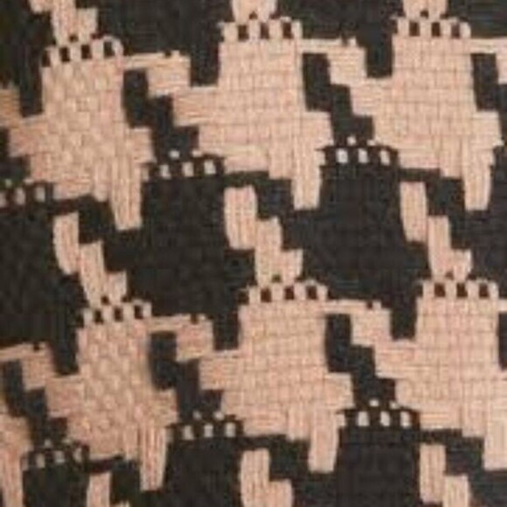 NWT L'AGENCE Angelina Houndstooth Open Front Blazer in Cappuccino Black Brown - Picture 6 of 16